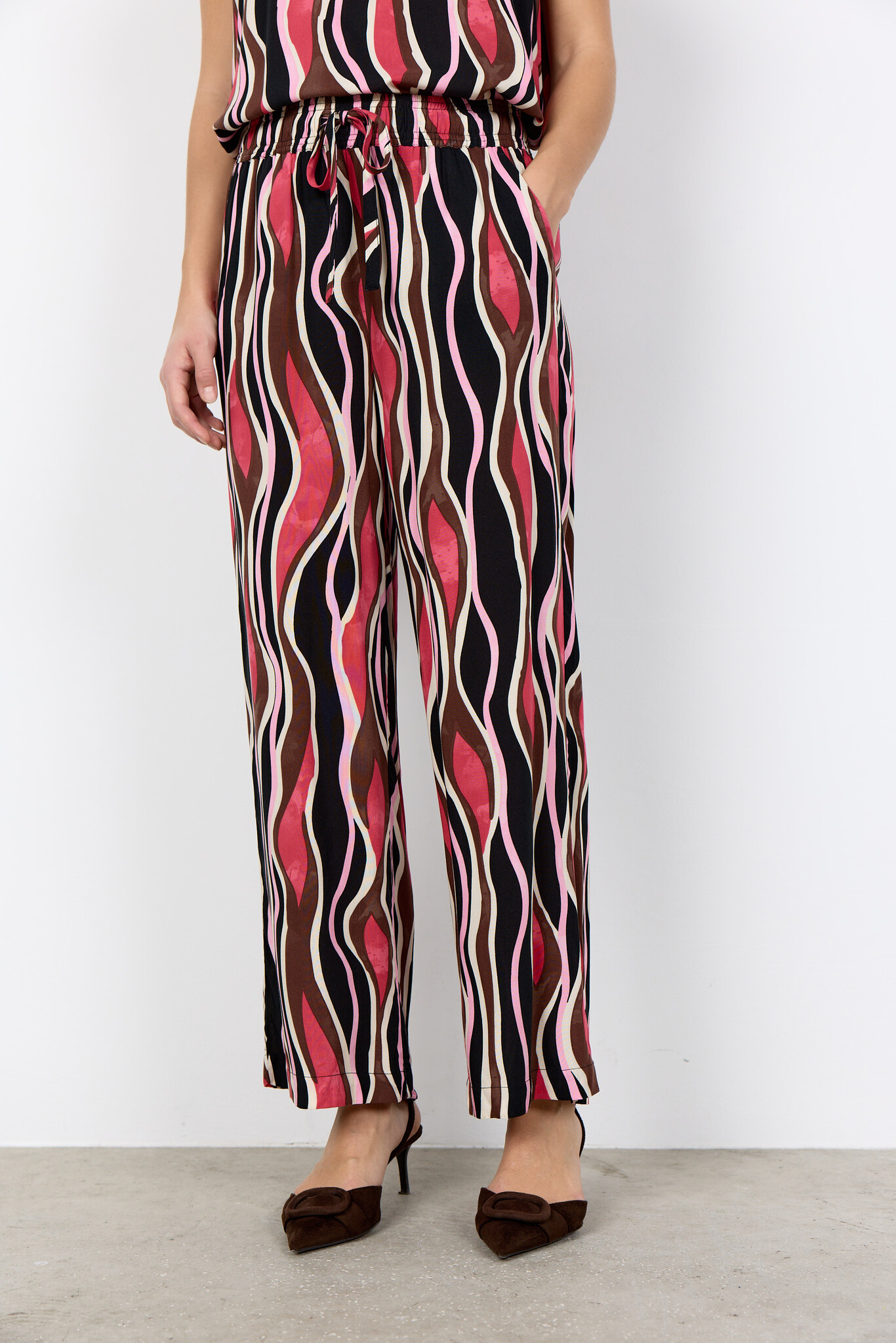 Soyaconcept Pants Cammi 3-B - Rapture Rose Combi