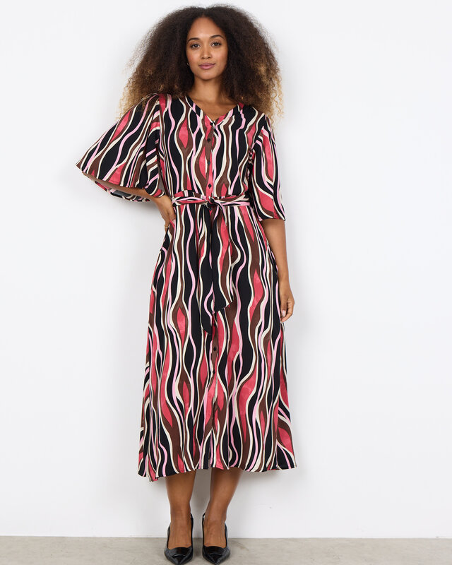 Soyaconcept Jurk Cammi 4 - Rapture Rose Combi