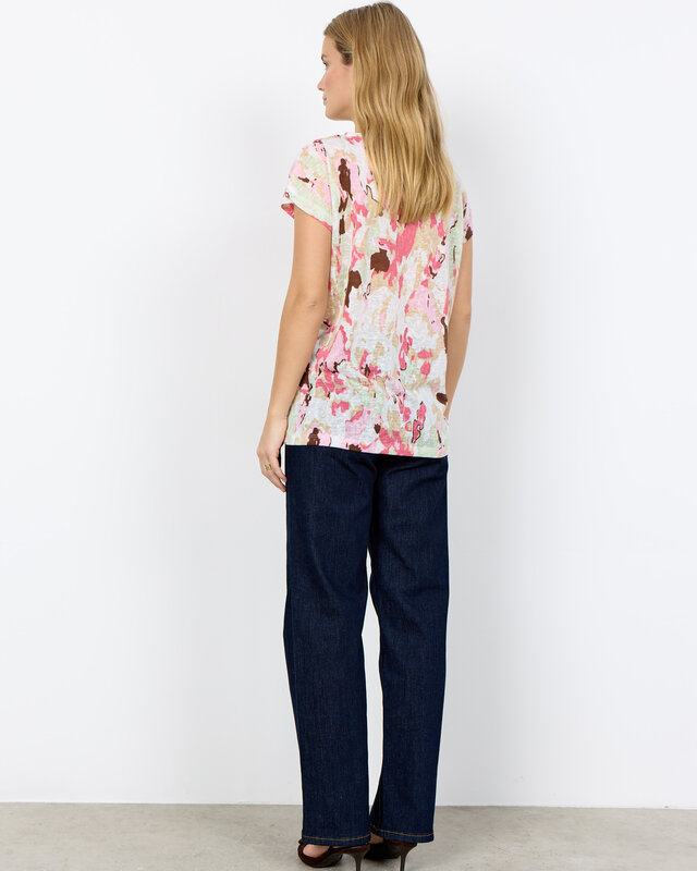 Soyaconcept T-Shirt Aretha 43 - Rapture Rose Combi