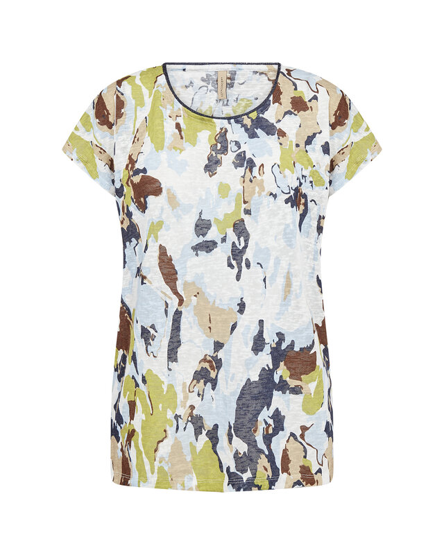 Soyaconcept T-Shirt Aretha 43 - Windsurfer Blue Combi