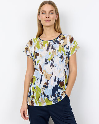 Soyaconcept T-Shirt Aretha 43 - Windsurfer Blue Combi