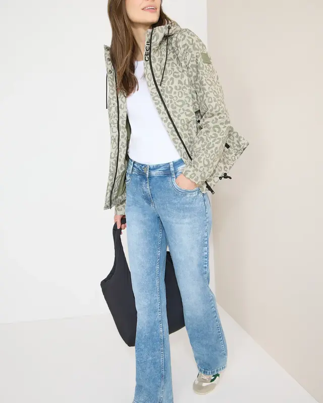 Cecil Windjacke mit Kapuze - Chlorella Green