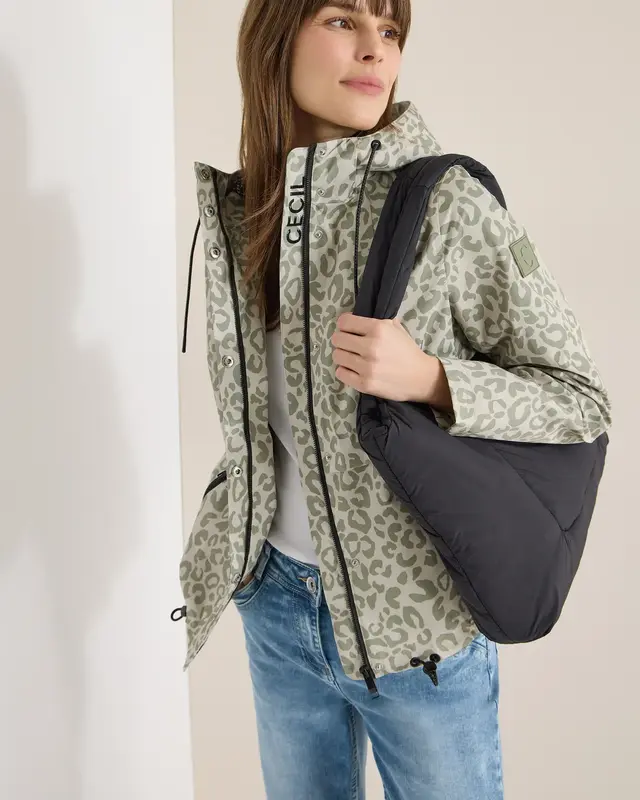 Cecil Windjacke mit Kapuze - Chlorella Green