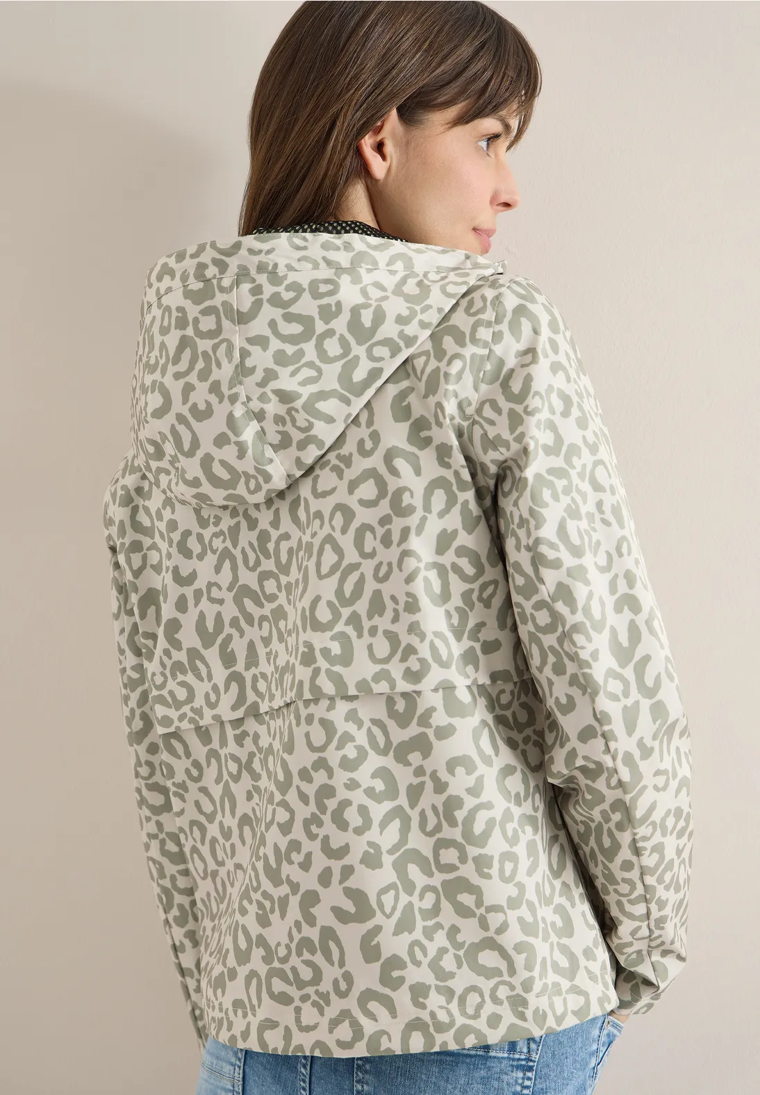 Cecil Windjacke mit Kapuze - Chlorella Green