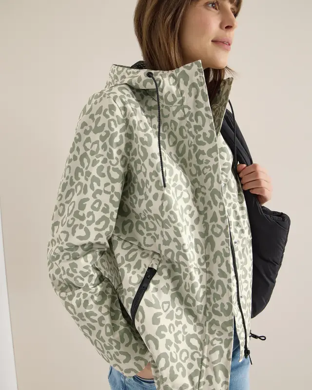 Cecil Windjacke mit Kapuze - Chlorella Green