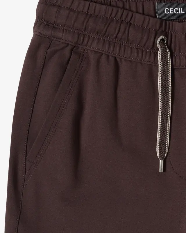 Cecil Broek in Effen Kleur Tracey - Macchiato Brown