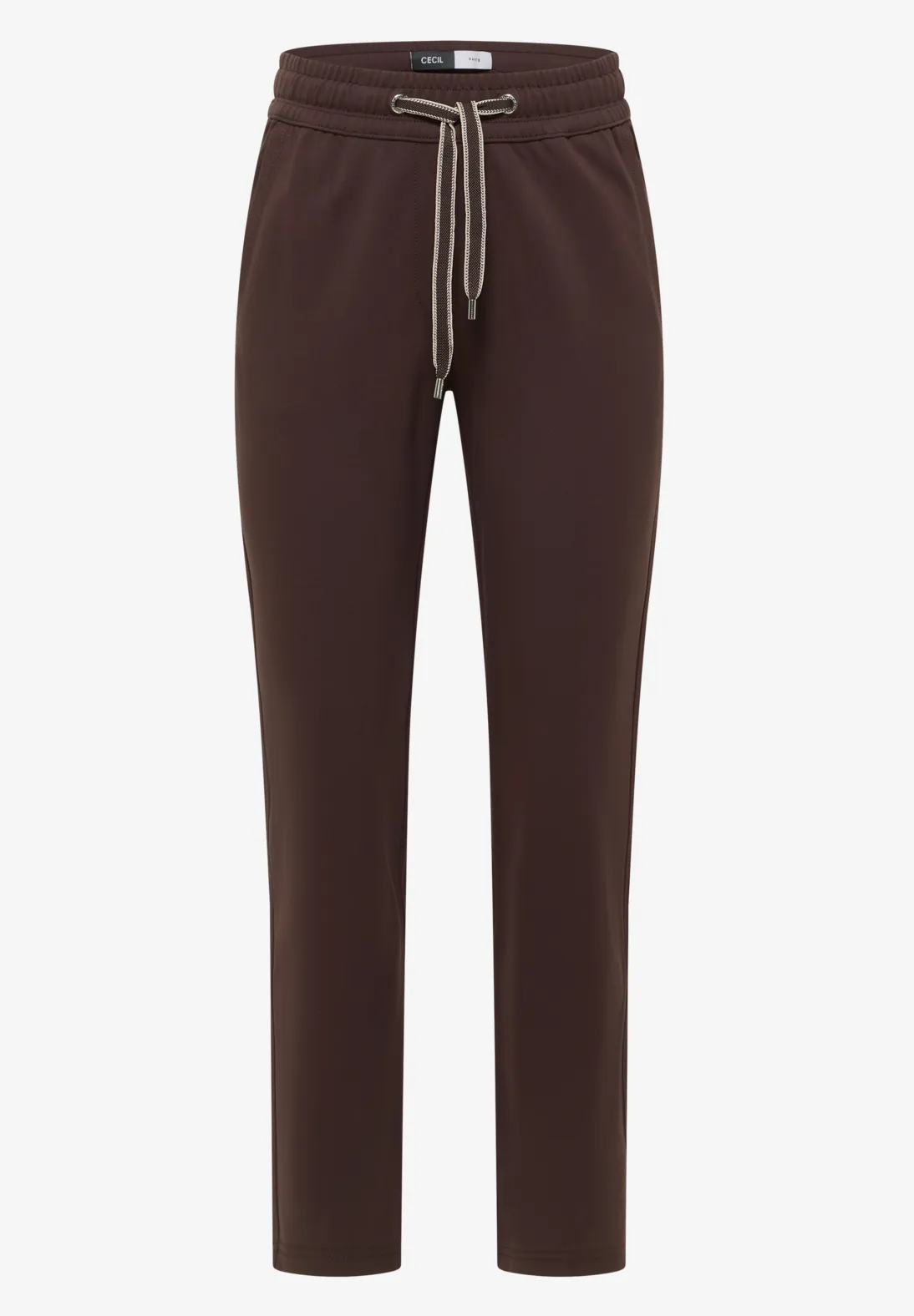 Cecil Broek in Effen Kleur Tracey - Macchiato Brown