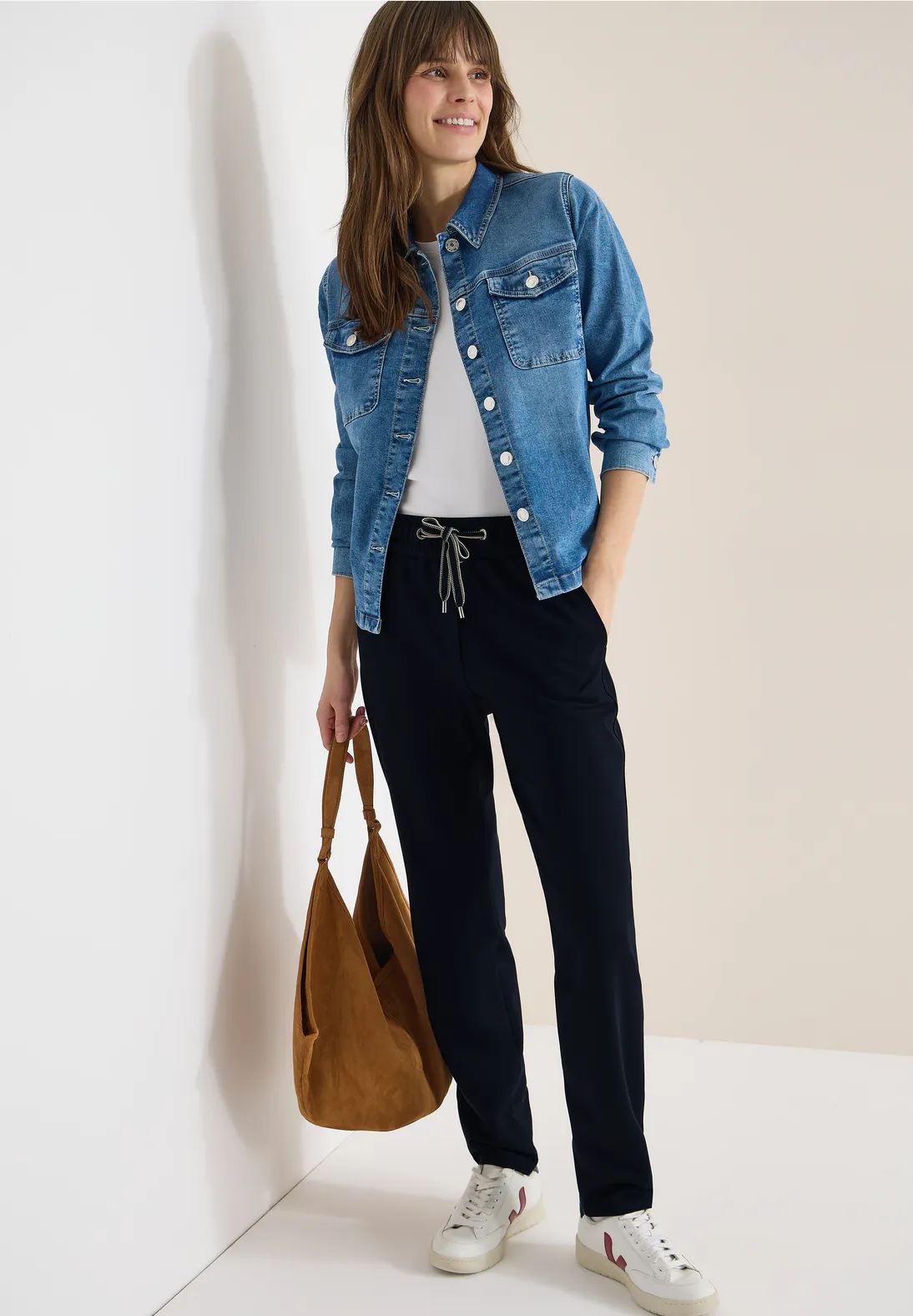 Cecil Hose in Unifarbe Tracey - Universal Blue