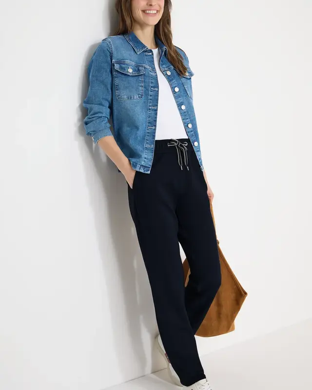 Cecil Hose in Unifarbe Tracey - Universal Blue