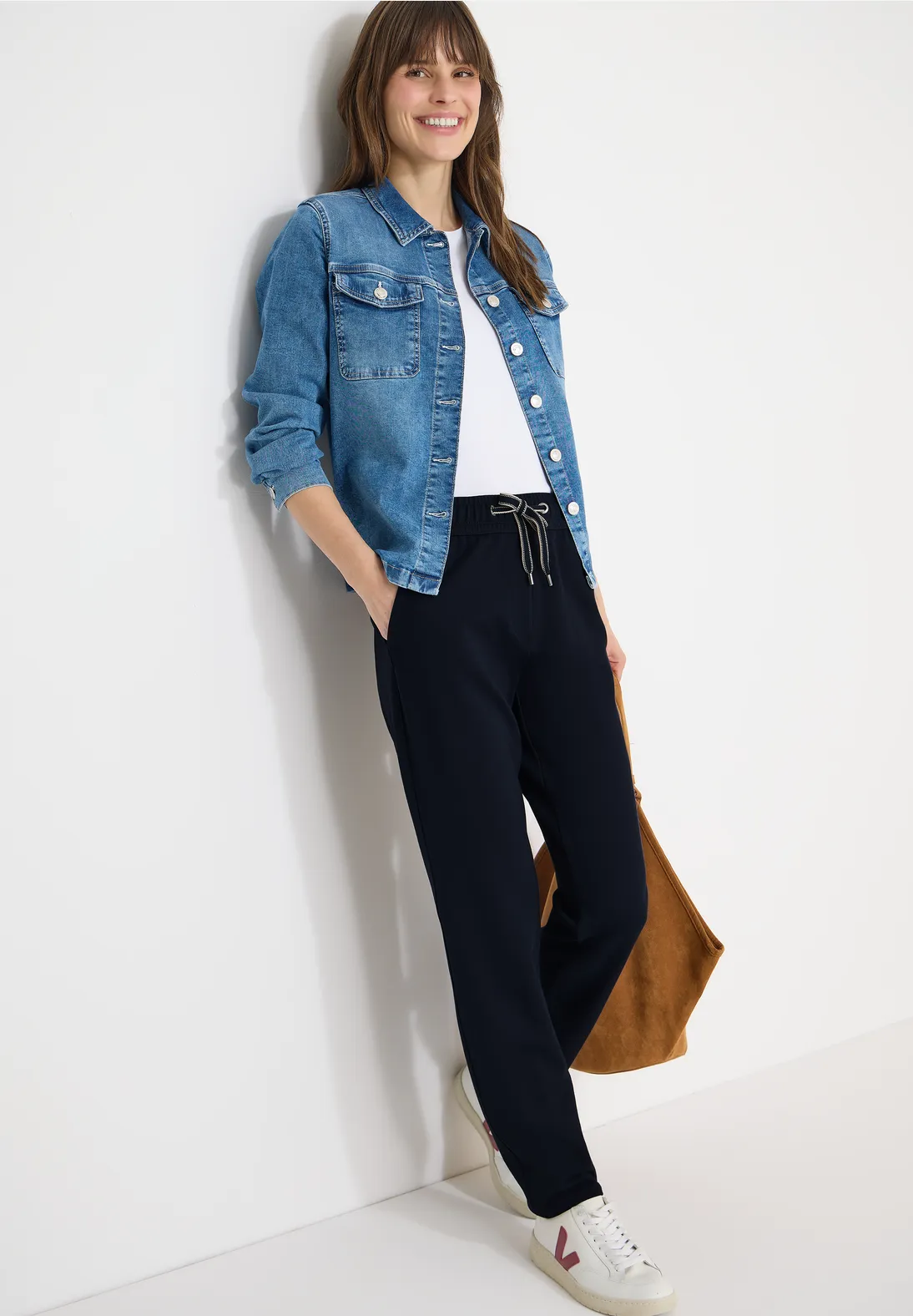 Cecil Hose in Unifarbe Tracey - Universal Blue