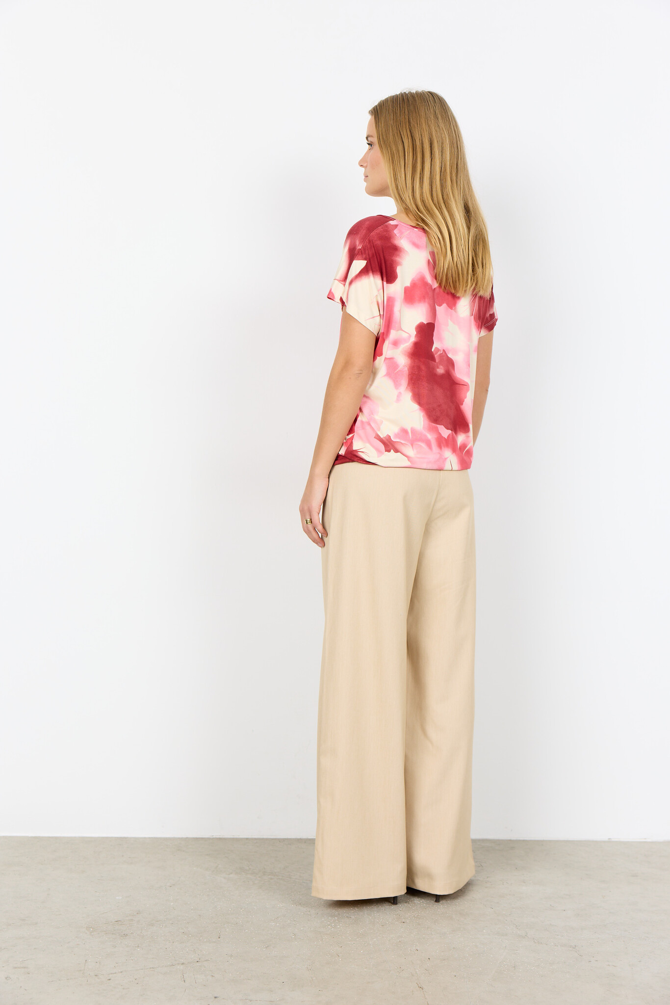 Soyaconcept Shirt Marica AOP 350 - Rapture Rose Combi