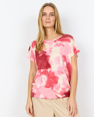 Soyaconcept Shirt Marica AOP 350 - Rapture Rose Combi