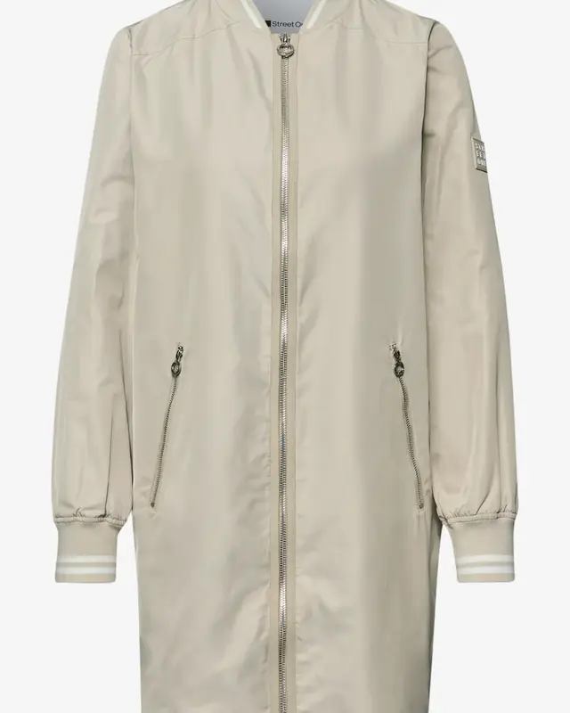 Street One Long Blouson - Powder Beige