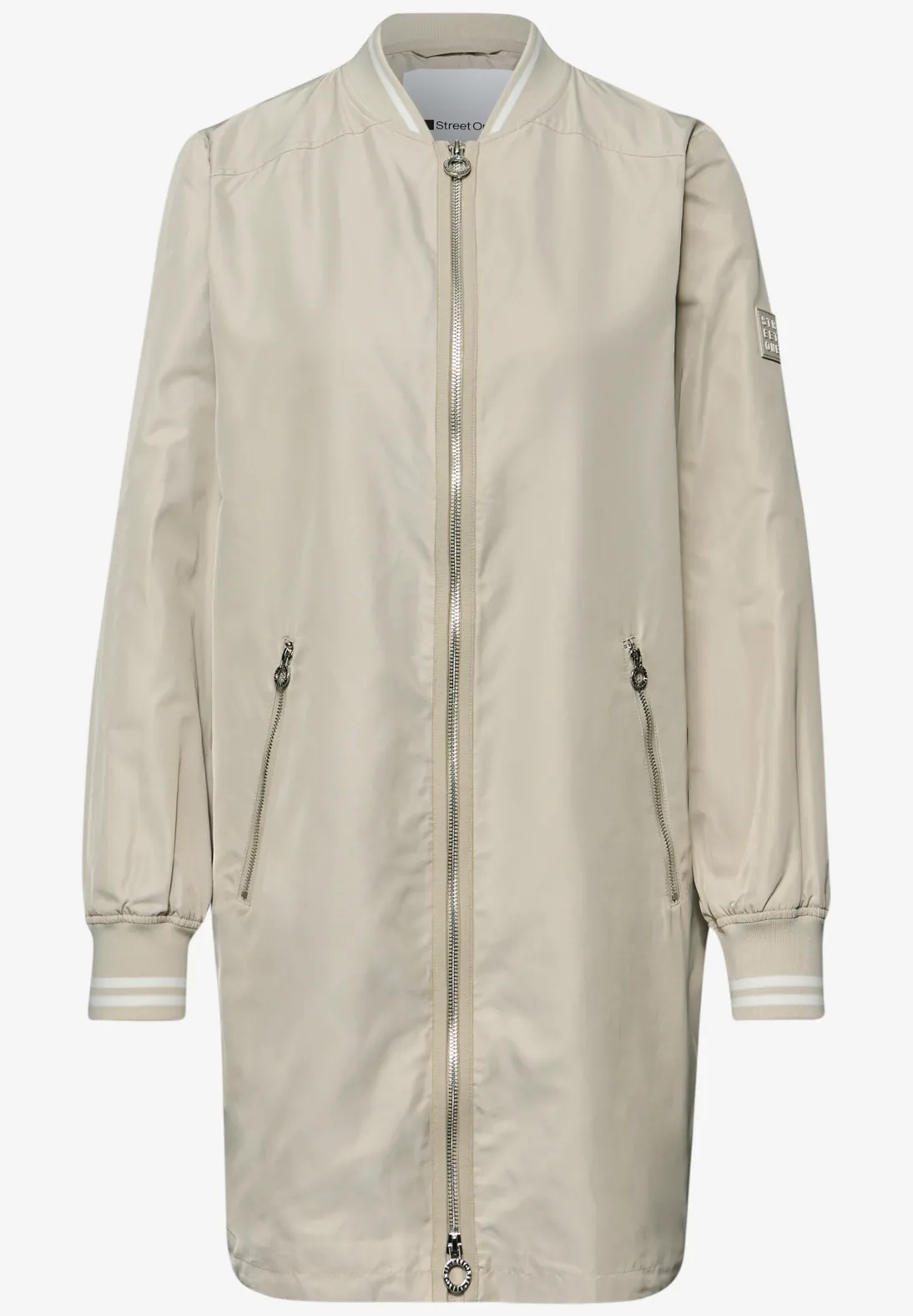 Street One Lange Blouson - Powder Beige