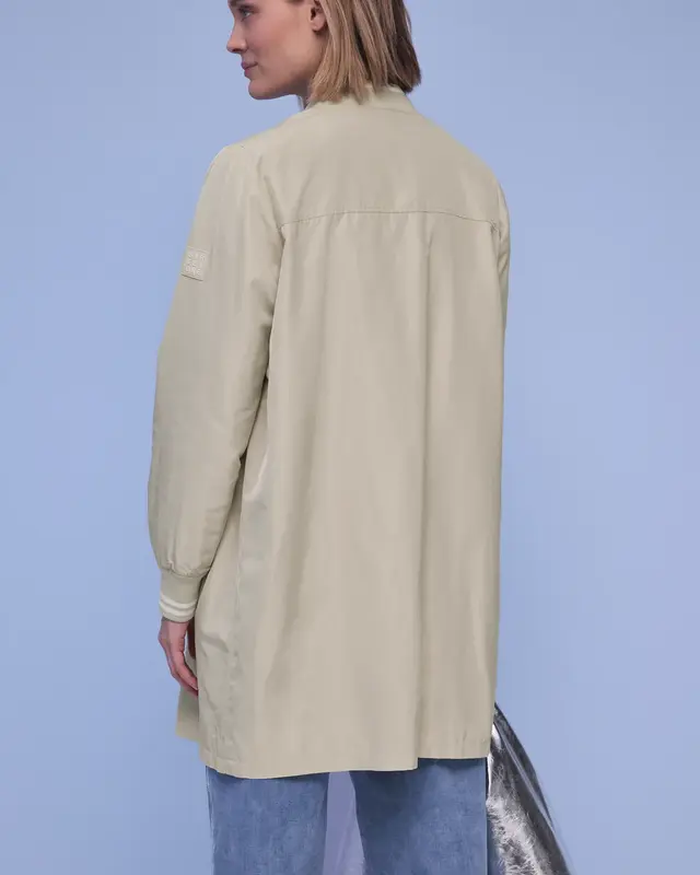 Street One Long Blouson - Powder Beige