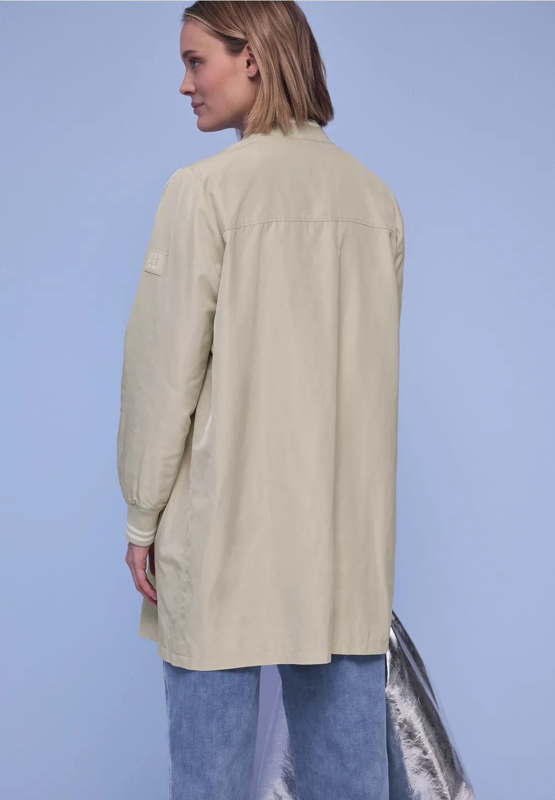 Street One Long Blouson - Powder Beige