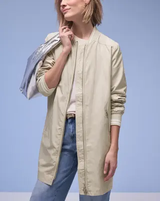 Street One Long Blouson - Powder Beige