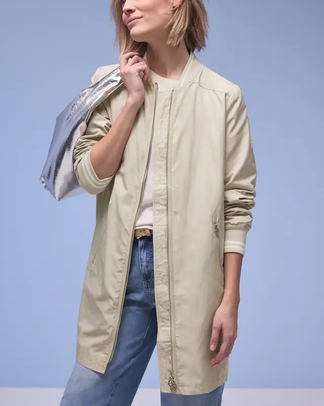 Street One Langer Blouson - Powder Beige
