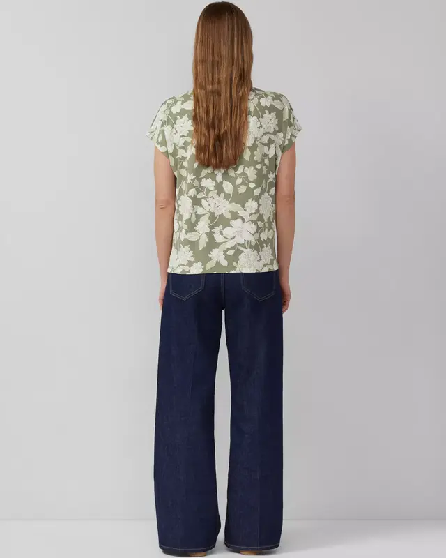 S. Oliver Relaxed Fit T-Shirt - Olive Green