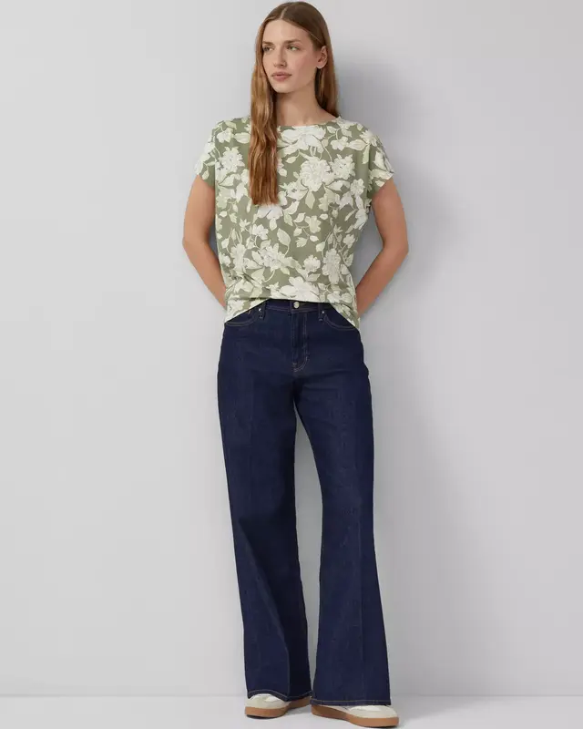 S. Oliver Relaxed Fit T-Shirt - Olive Green