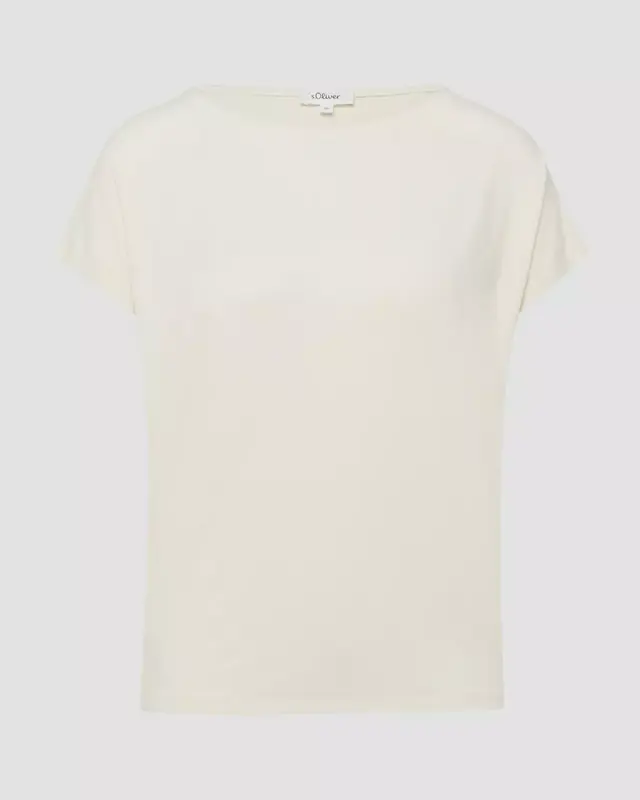 S. Oliver Jersey T-Shirt - Beige
