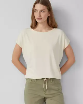 S. Oliver Jersey T-Shirt - Beige