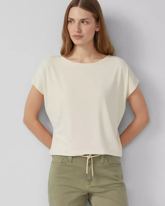 S. Oliver Jersey T-Shirt - Beige