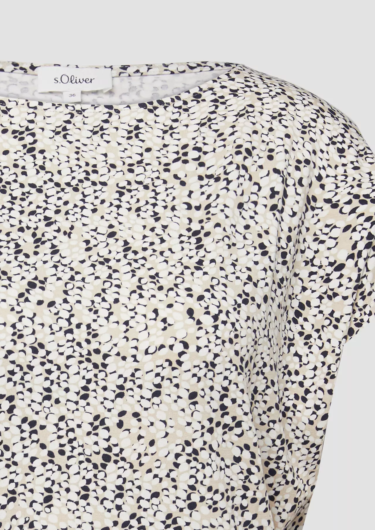 S. Oliver Relaxed Fit T-Shirt - Beige