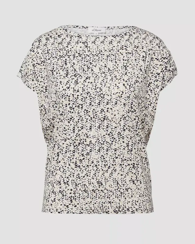 S. Oliver Relaxed Fit T-Shirt - Beige