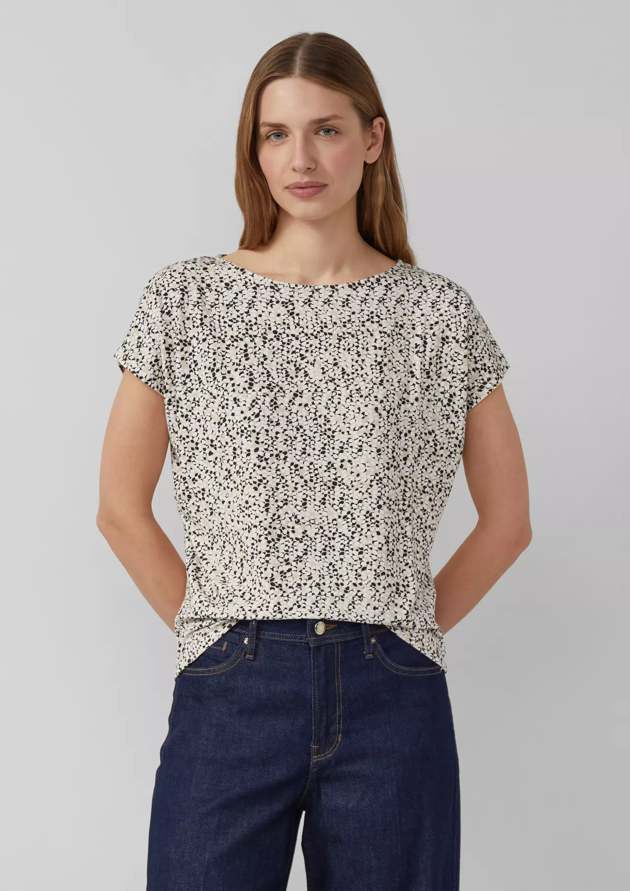 S. Oliver Relaxed Fit T-Shirt - Beige