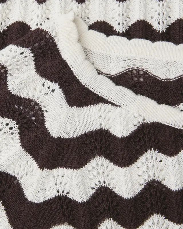 Street One Studio Pullover mit Muster - Off White