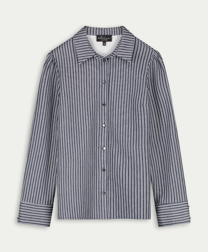 Elvira Collections Bluse Fiore - Striped Navy