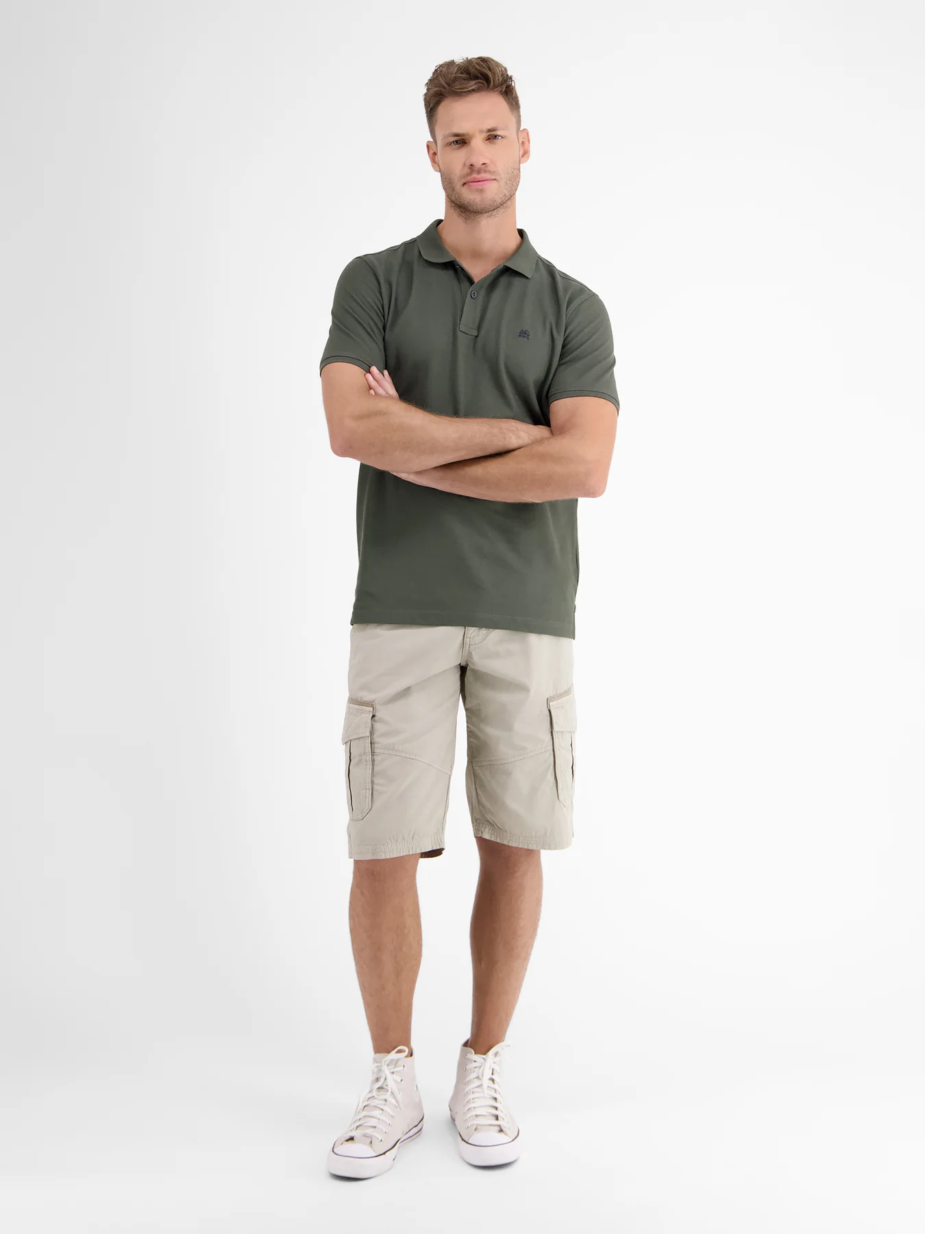 Lerros Cool & Dry Poloshirt - Chilled Olive