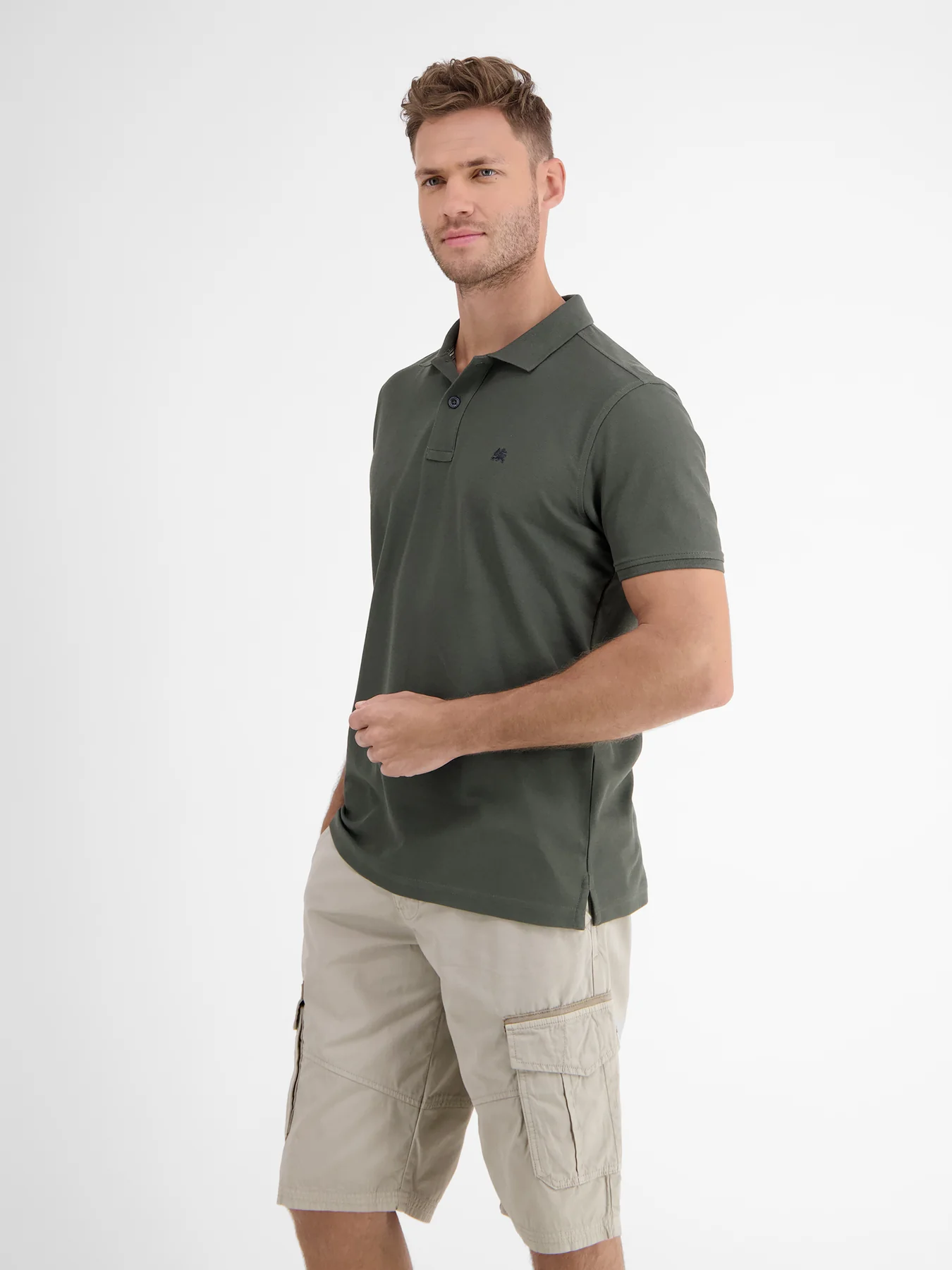 Lerros Cool & Dry Poloshirt - Chilled Olive
