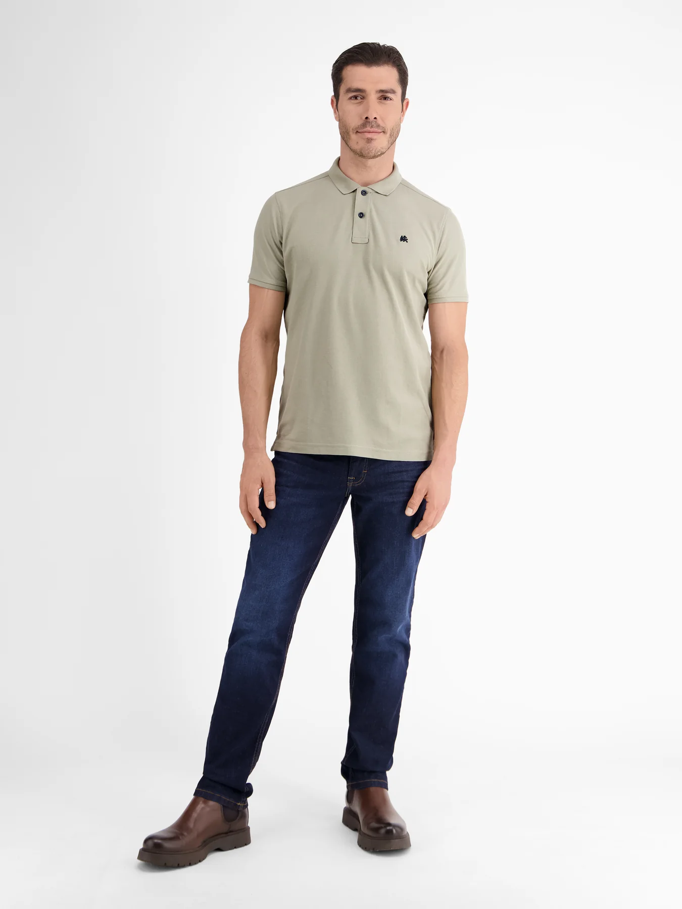 Lerros Cool & Dry Poloshirt - Soft Stone