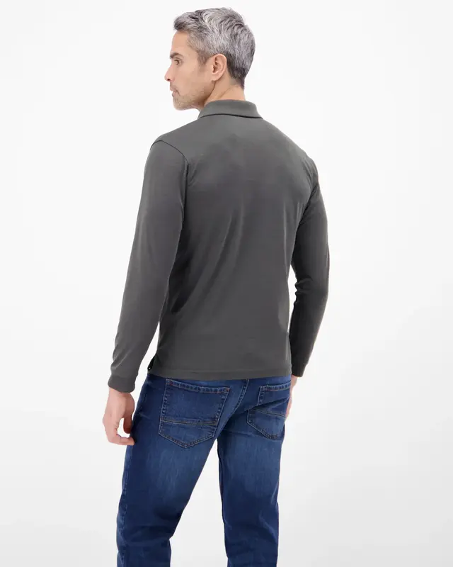 Lerros Poloshirt Longsleeve - Black