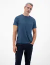 Lerros T-Shirt, Ronde Hals - Storm Blue