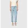 Iowa Baggy Jeans - High-Low Bleached