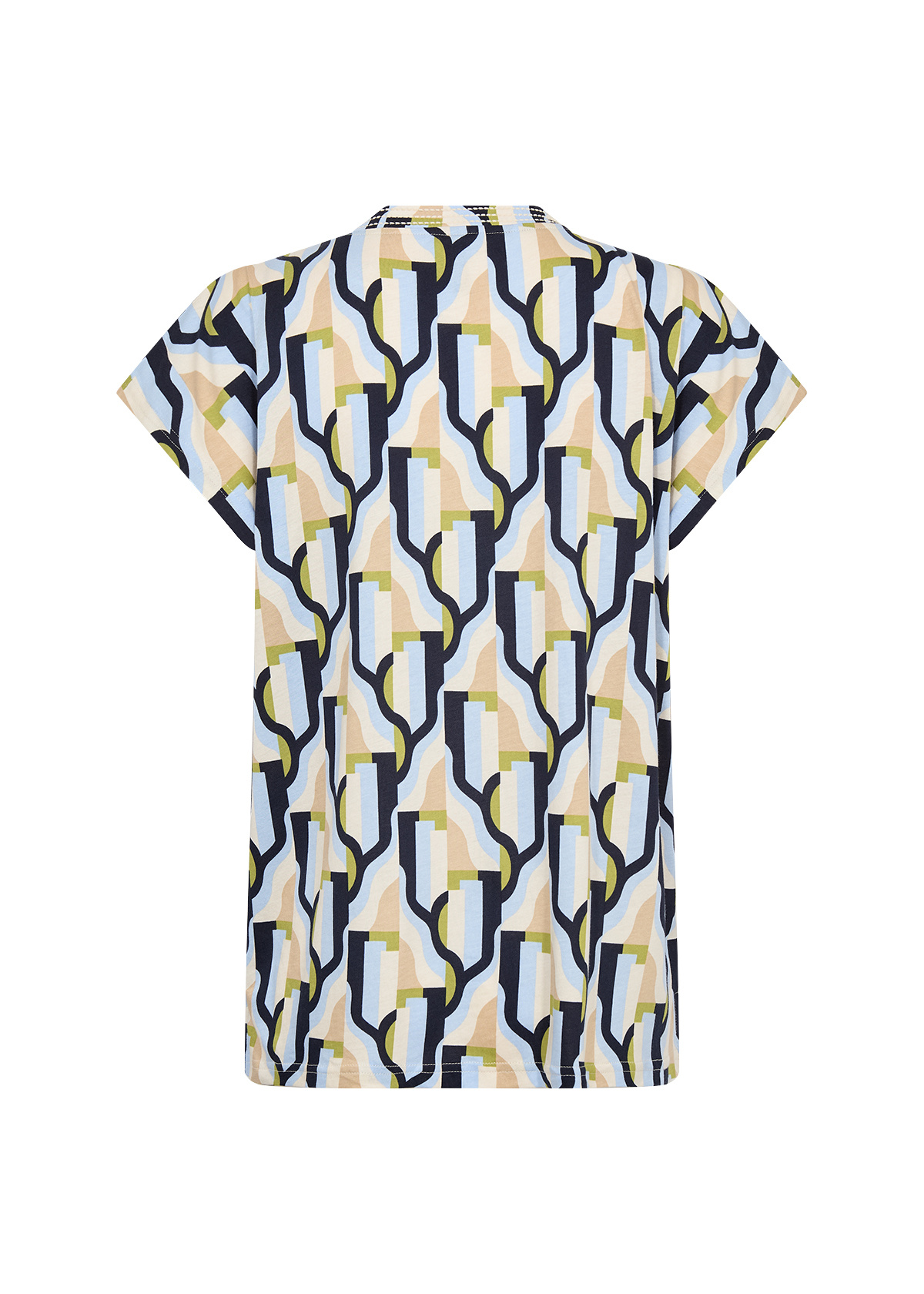 Soyaconcept T-Shirt Felicity AOP 533 - Windsurfer Blue Combi