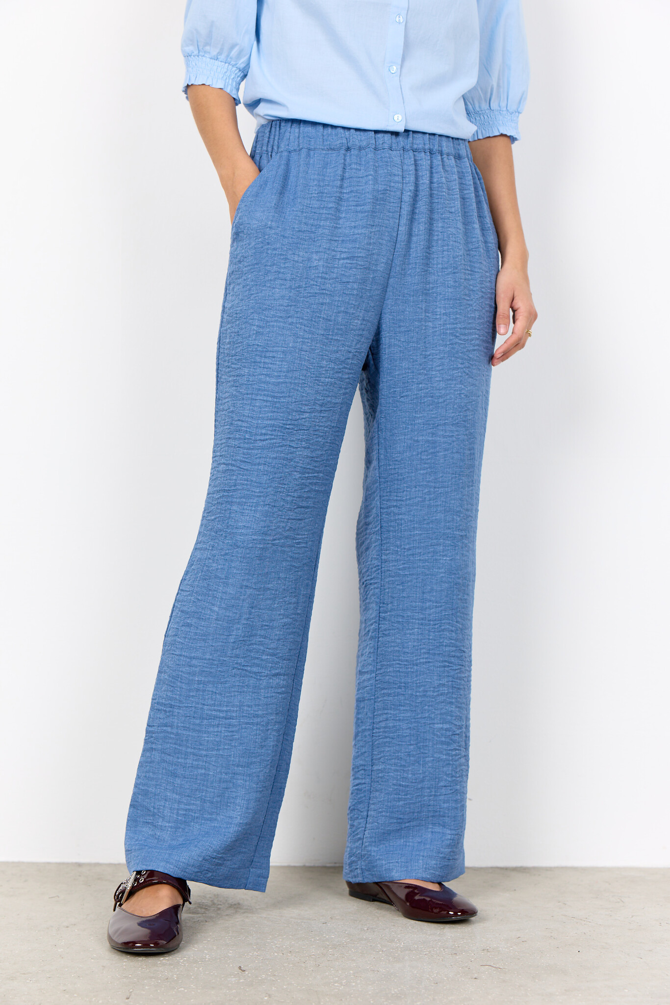 Soyaconcept Pants Charissa 3-C - Colony Blue