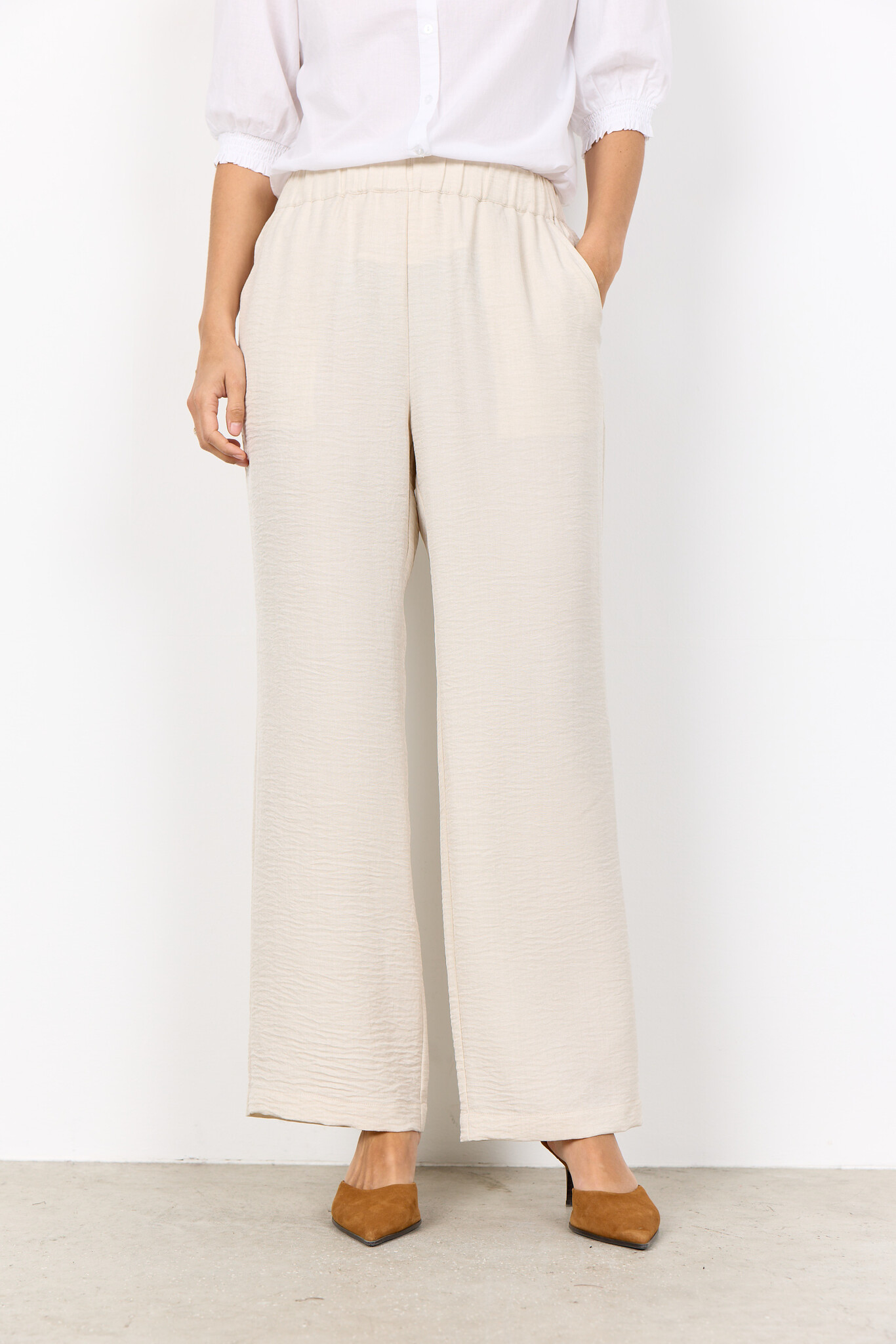 Soyaconcept Broek Charissa 3-C - Sand