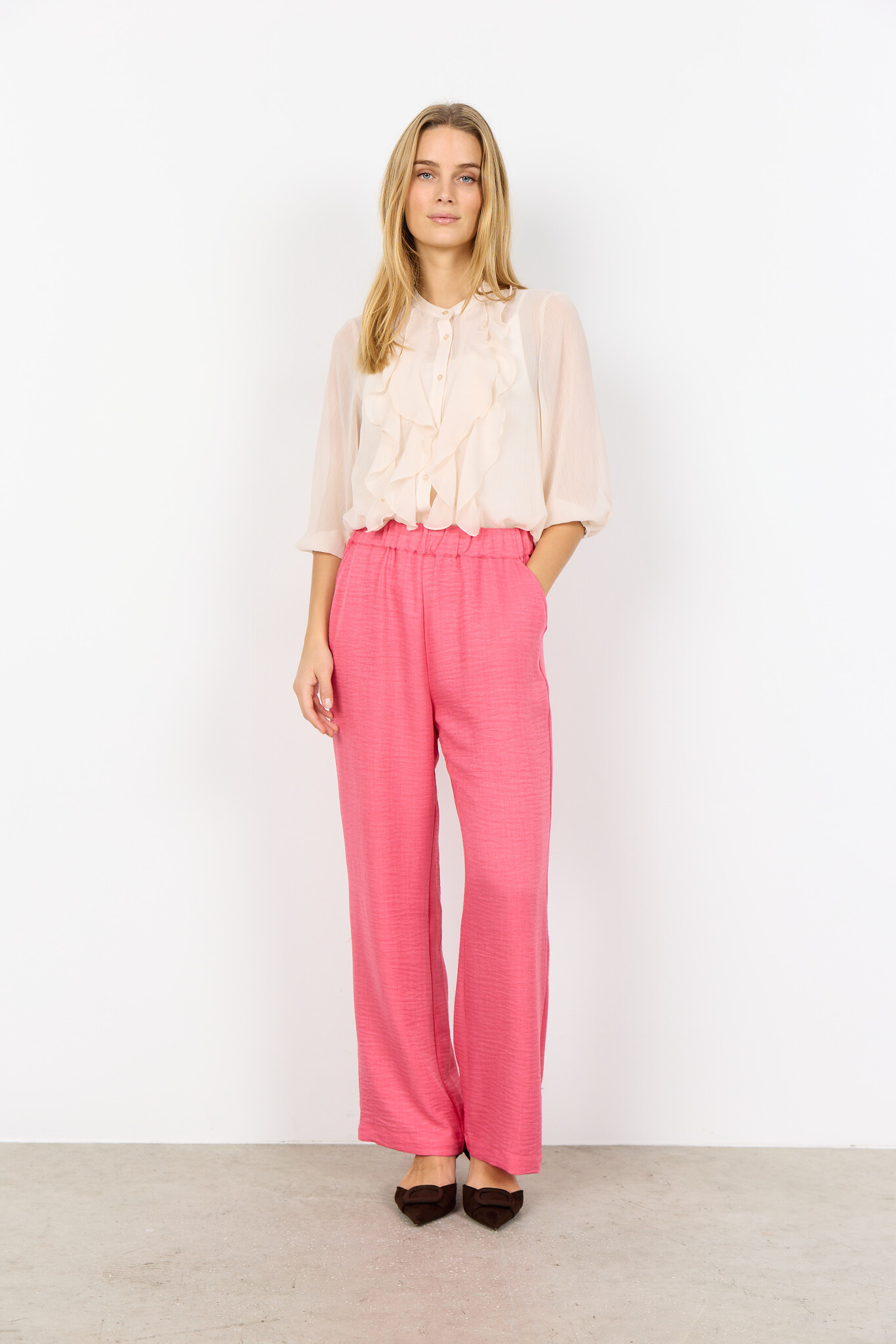 Soyaconcept Broek Charissa 3-C - Rapture Rose