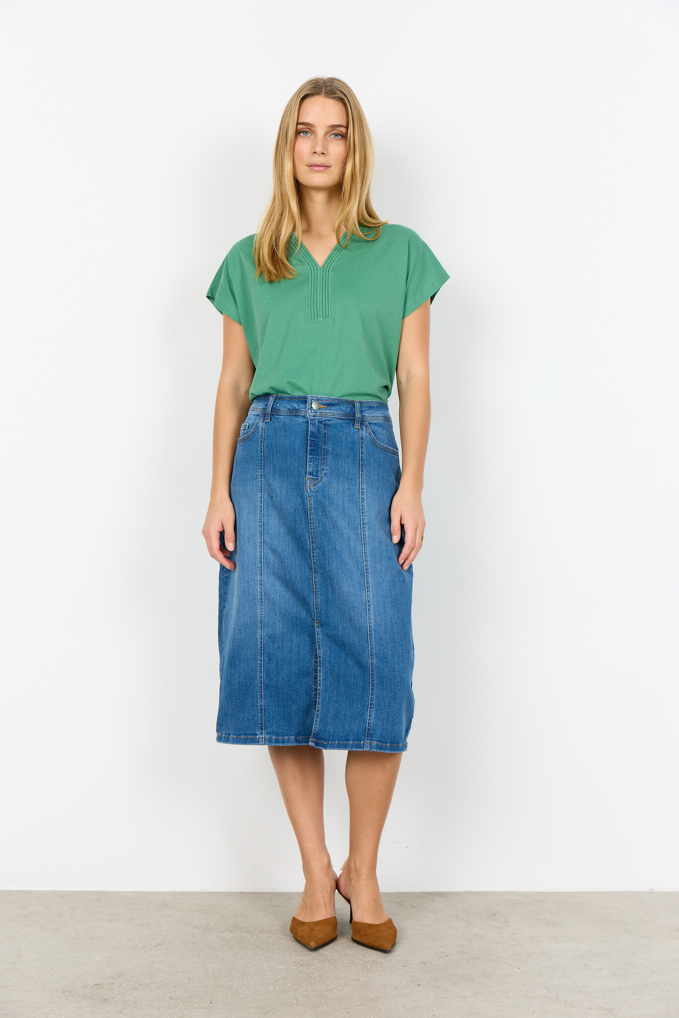 Soyaconcept T-Shirt Derby 159 - Frosty Spruce