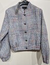 Elvira Collections Bomber Babs - Blue Bouclé