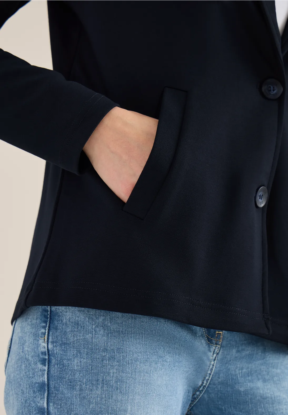 Cecil Basis Blazer - Universal Blue