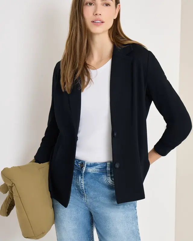 Cecil Basis Blazer - Universal Blue