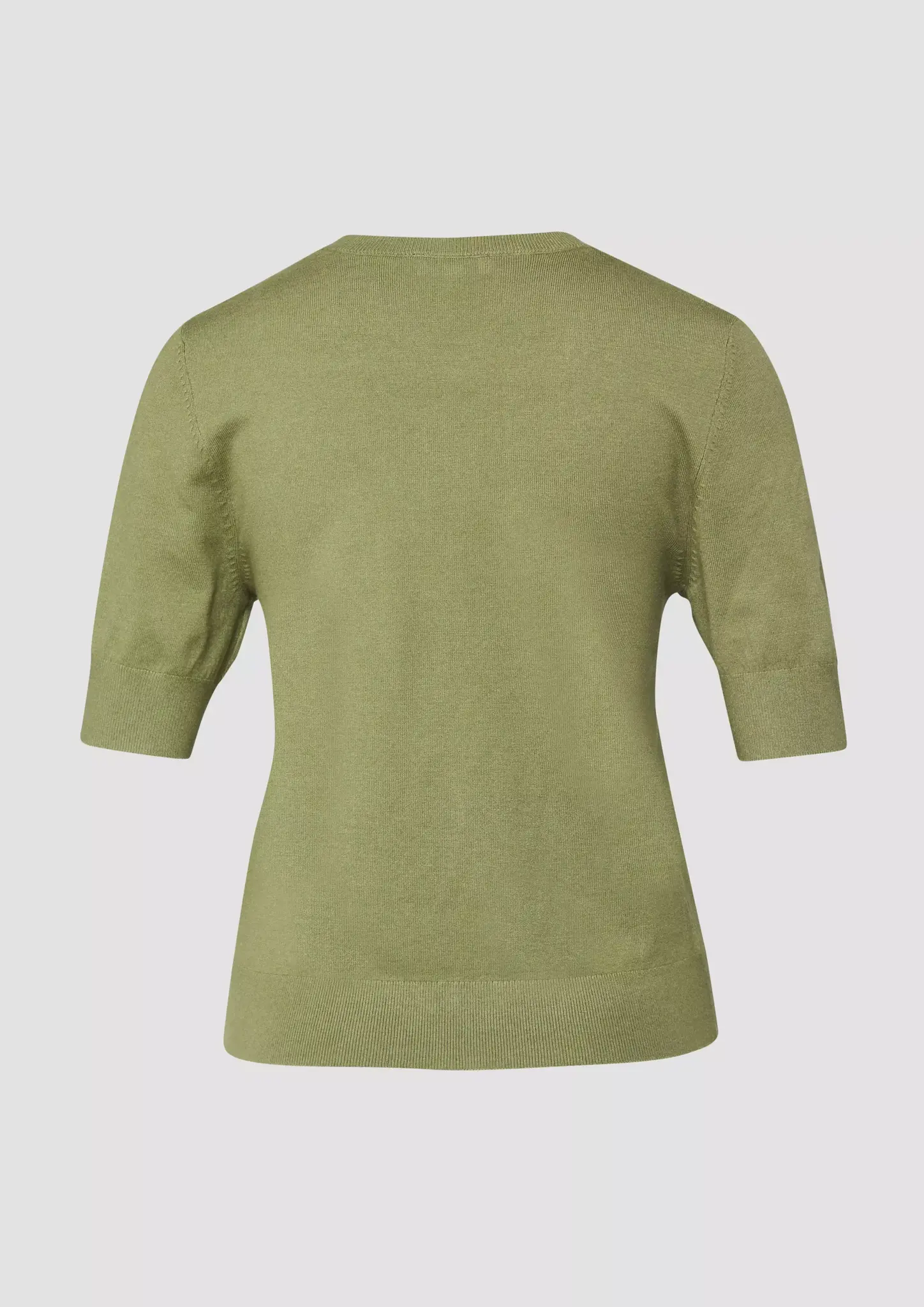S. Oliver Short Sleeve Jumper - Olive Green