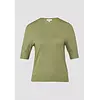 Short Sleeve Jumper - Olive Green