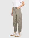 Mac Jeans  Barrel Pants Bora 2.3 Zip - Mat Green Antique