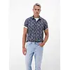 Short Sleeve Shirt Floral Print - Classic Navy